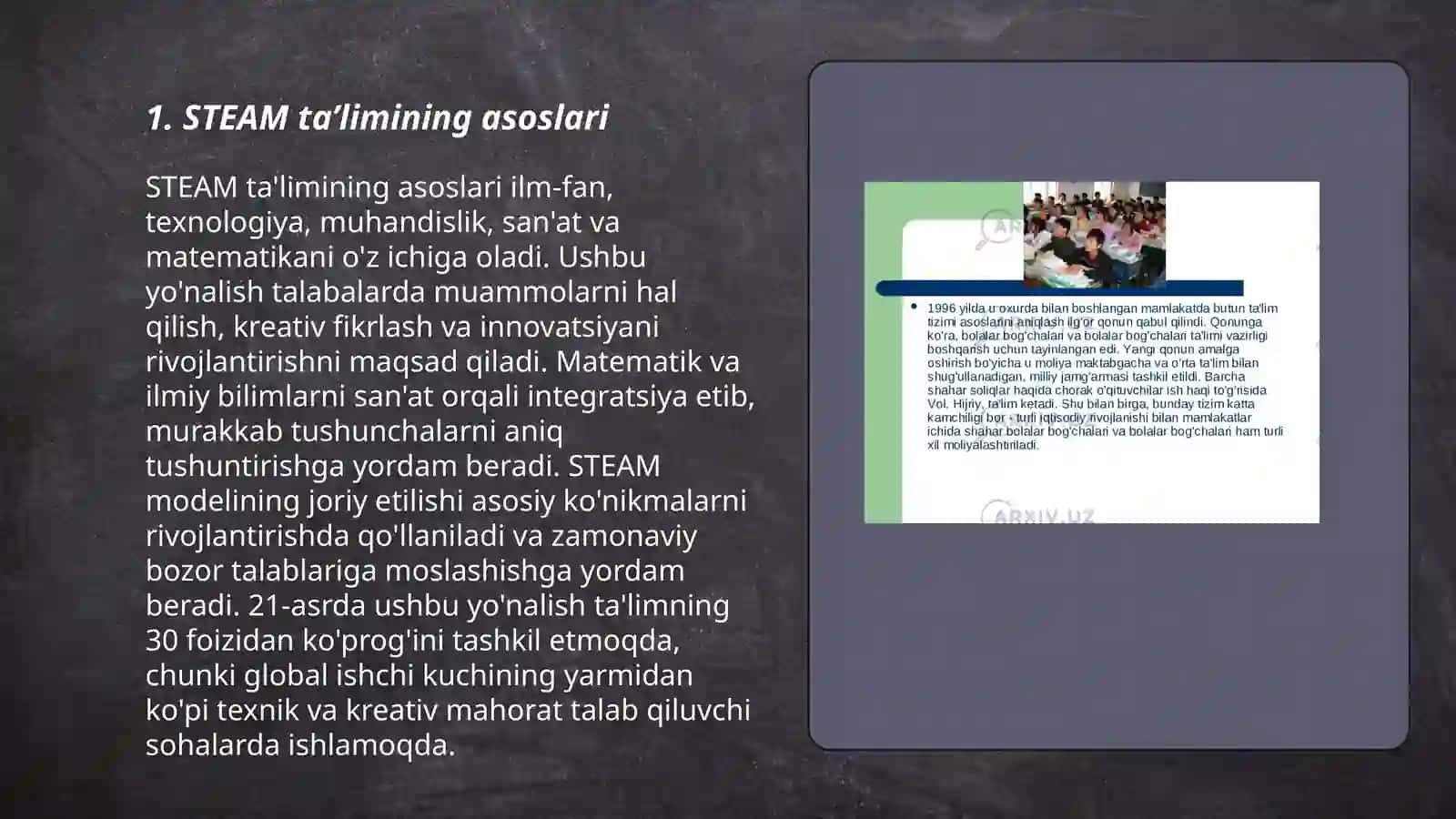Steam taʼlim tizimi 3