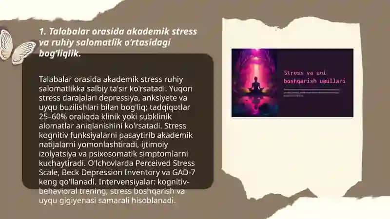 Stress va sog‘liq: talabalar orasida stressni kamaytirish usullari 3