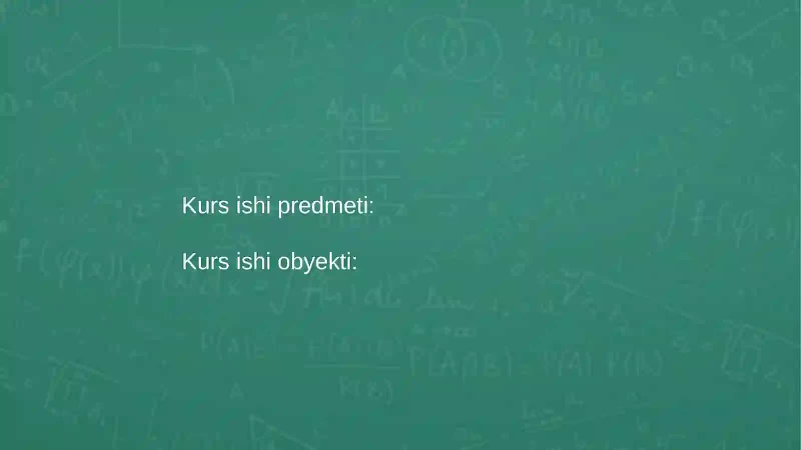 Pedagogik mahorat fanidan kurs ishi 3