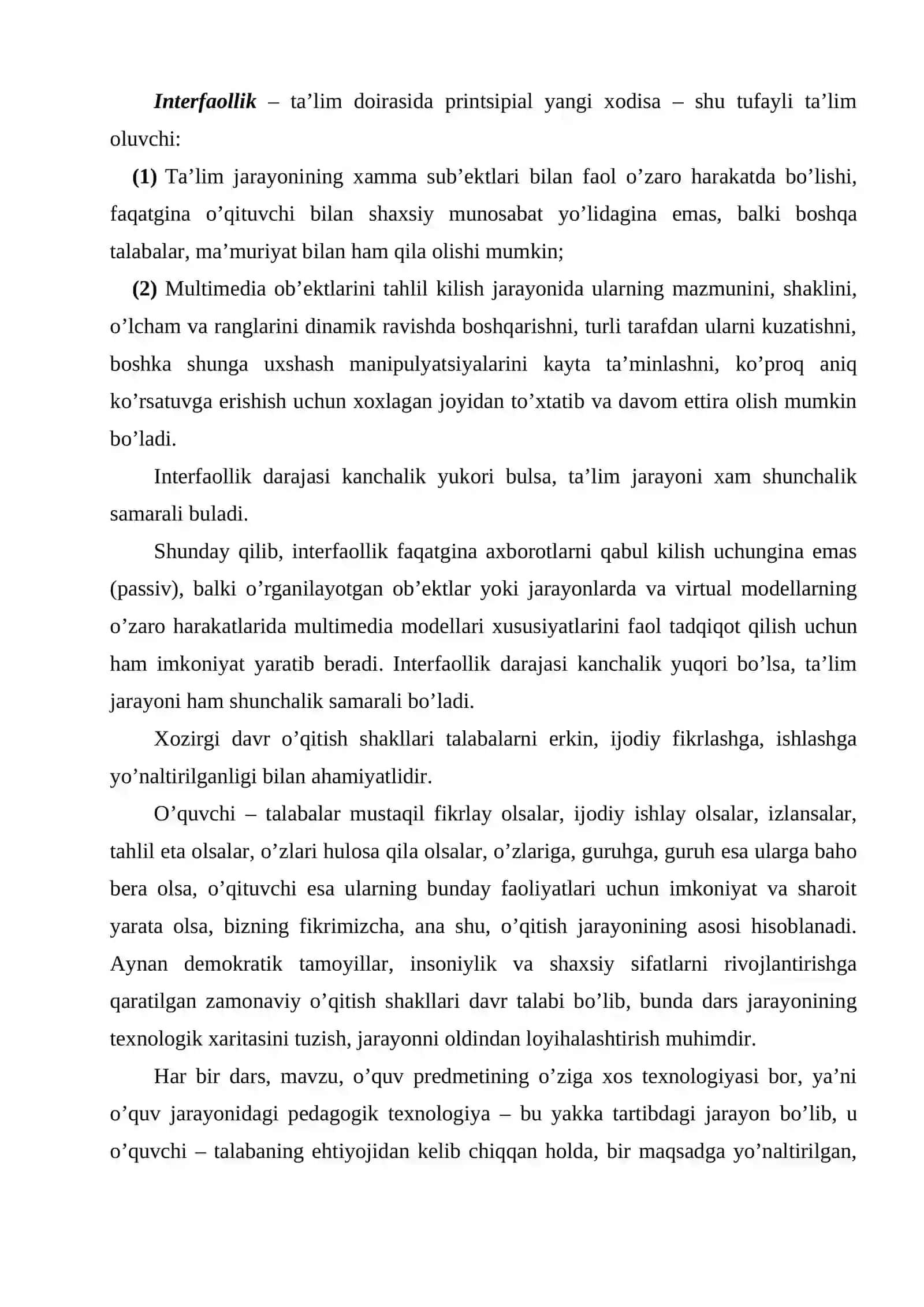 Kasbiy pedagogik faoliyatning kontseptual asoslari 3