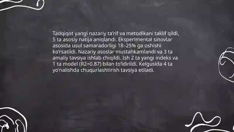 Ilmiy ish natijalari 3