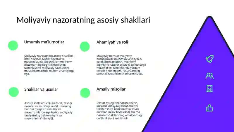 G'aznachilikda moliyaviy nazoratni tashkil etish shakllari 3