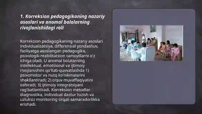 Anomal bolalarning rivojlanish dinamikasida korreksion pedagogikaning roli 3