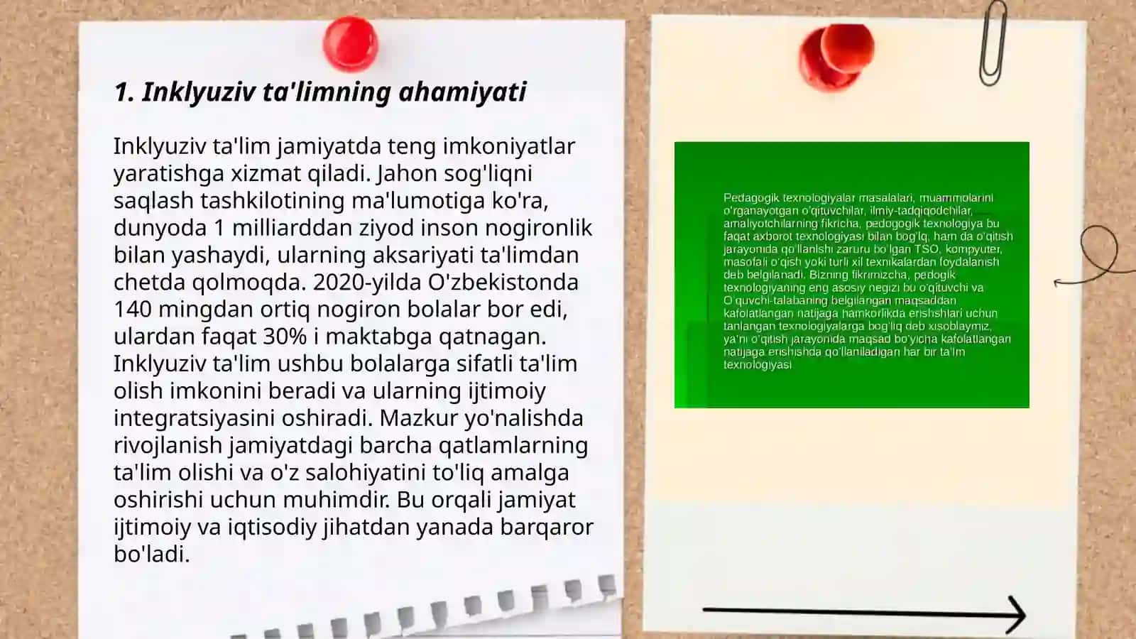 Inklyuziv ta'limda muhtoj o'quvchilar bilan ishlash 3