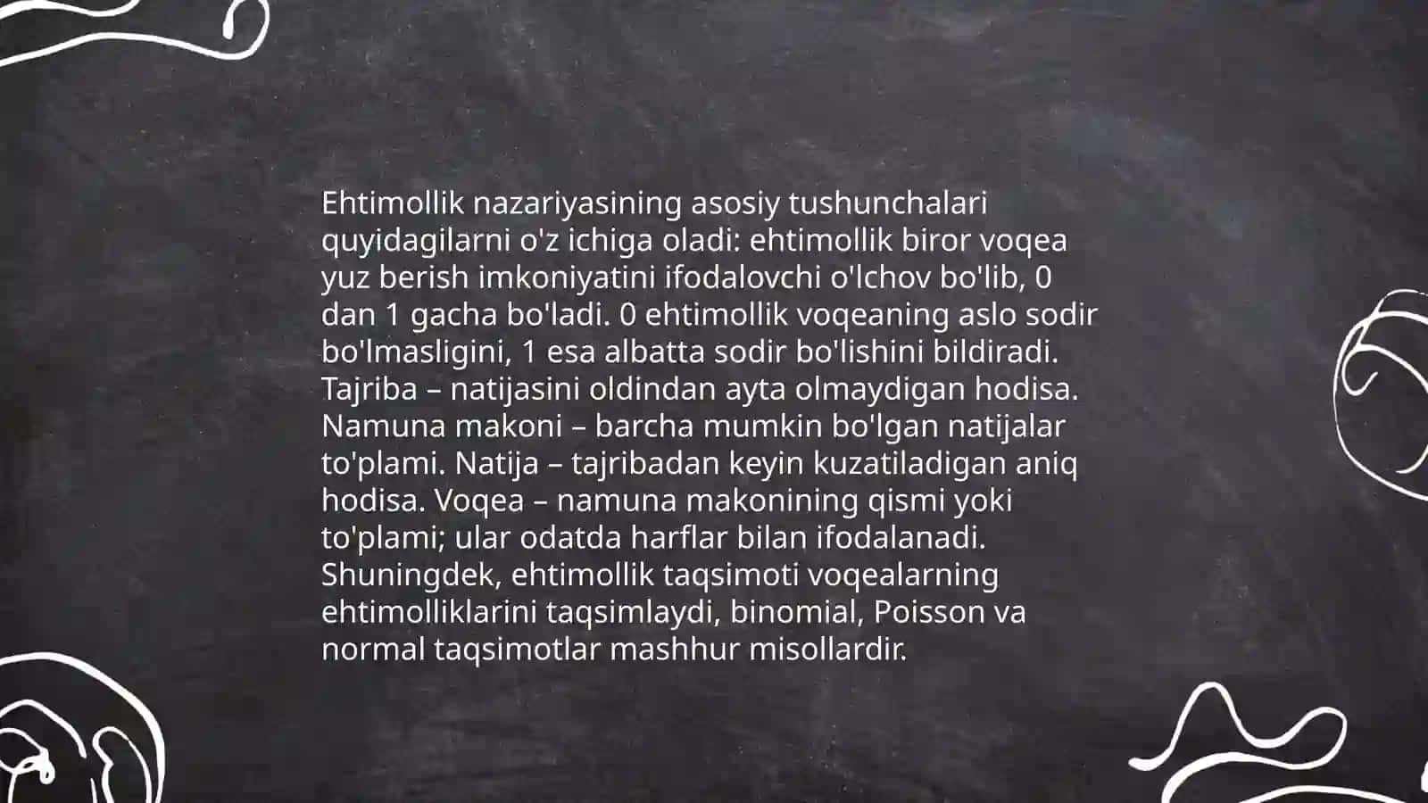 Kompyuter lingvistikasida ehtimollik nazariyasi 3