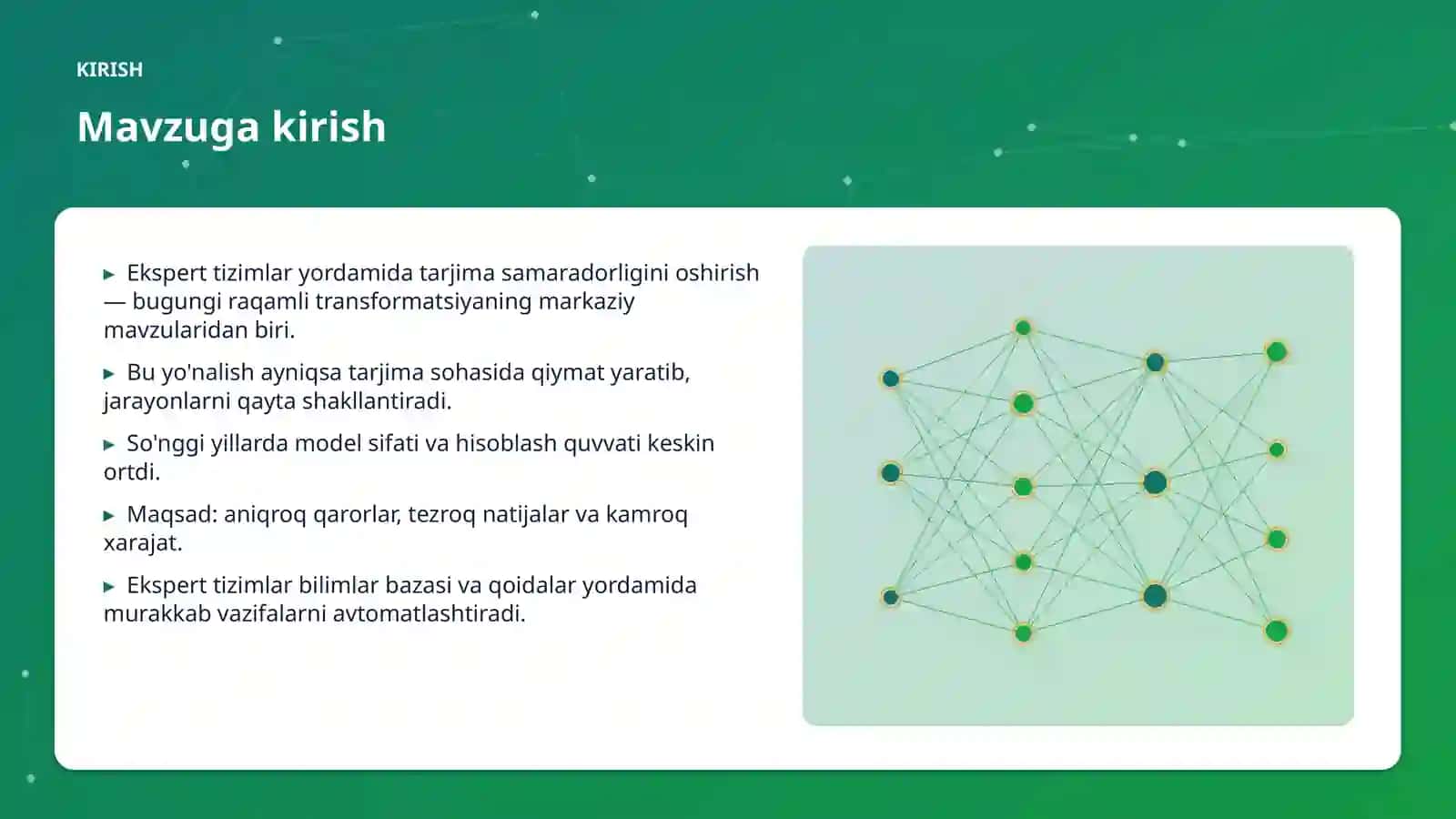 Ekspert tizimlar yordamida tarjima samaradorligini oshirish 3