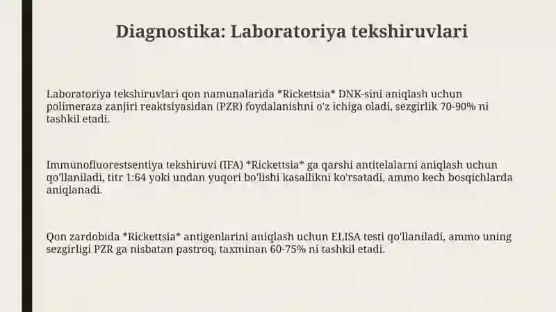 Rikketsiozlar: Etiologiya, Epidemiologiya va Klinik Ko'rinishlari 3