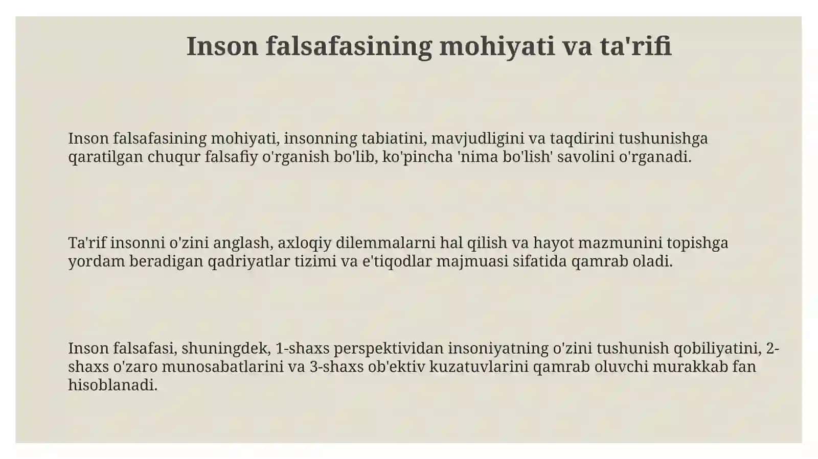 Insonfalsafasi 3