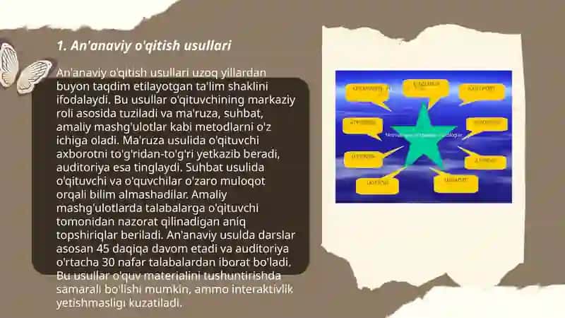 Ananaviy va zamonaviy metodlar 3