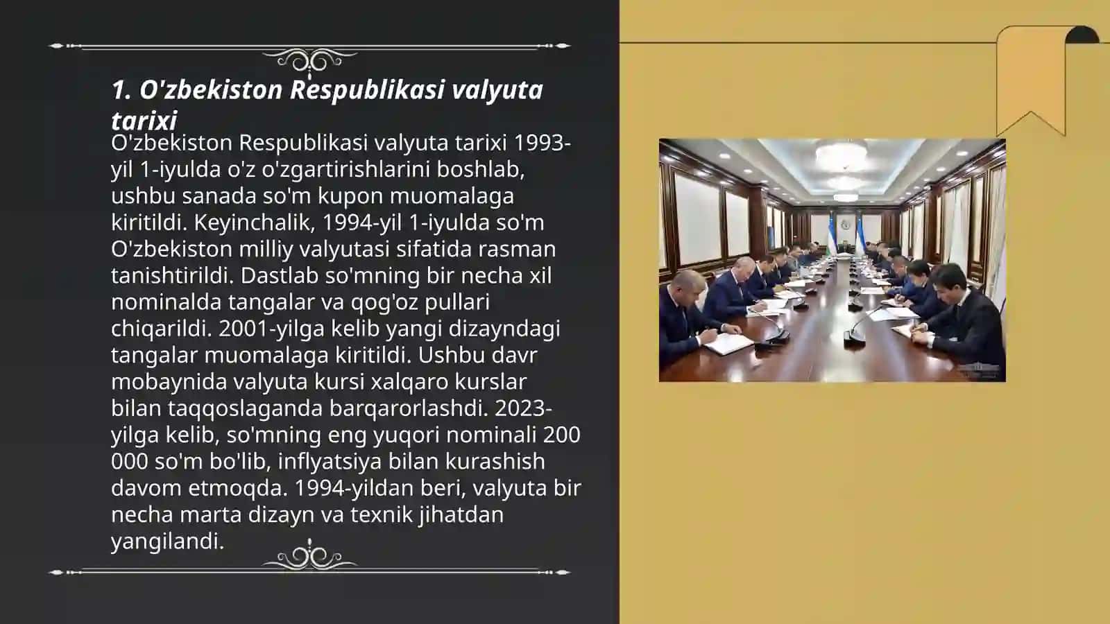 O'zbekiston Respublikasi pul tizimi elementlari 3