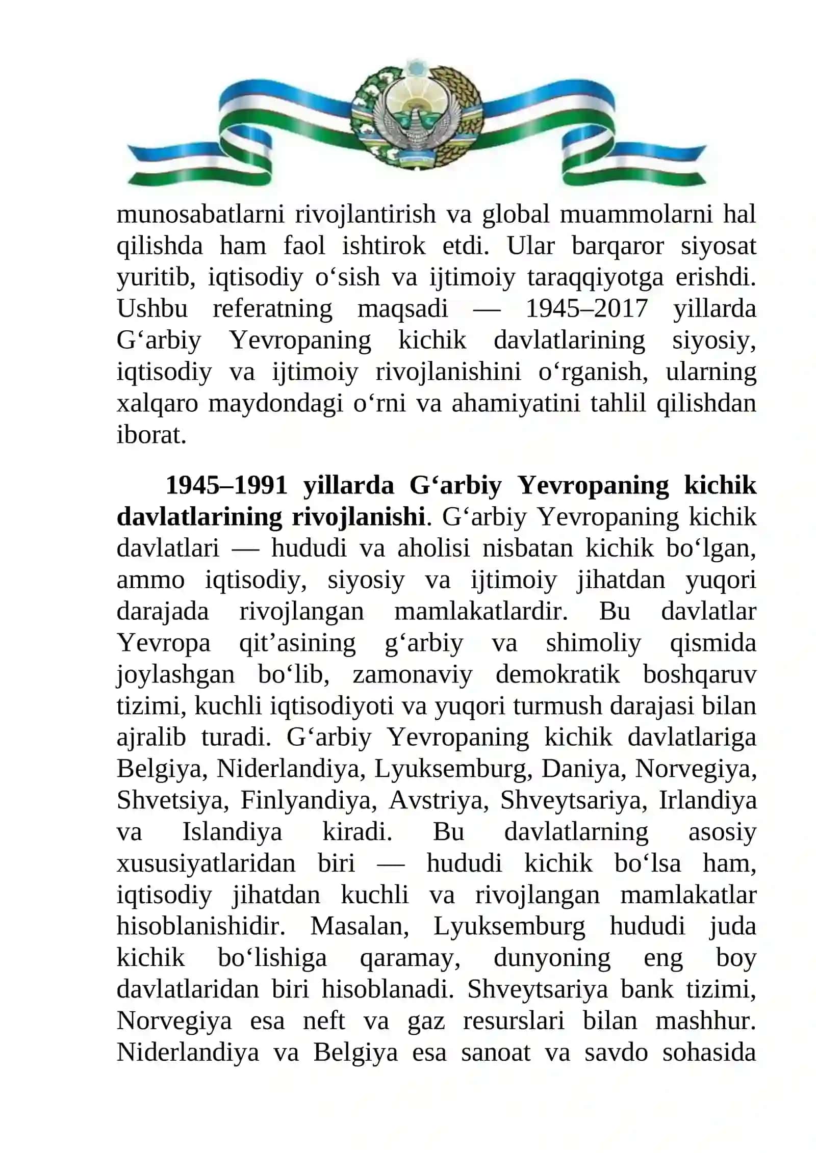 1945—2017 yillarda Gʻarbiy Yevropaning kichik davlatlari 3