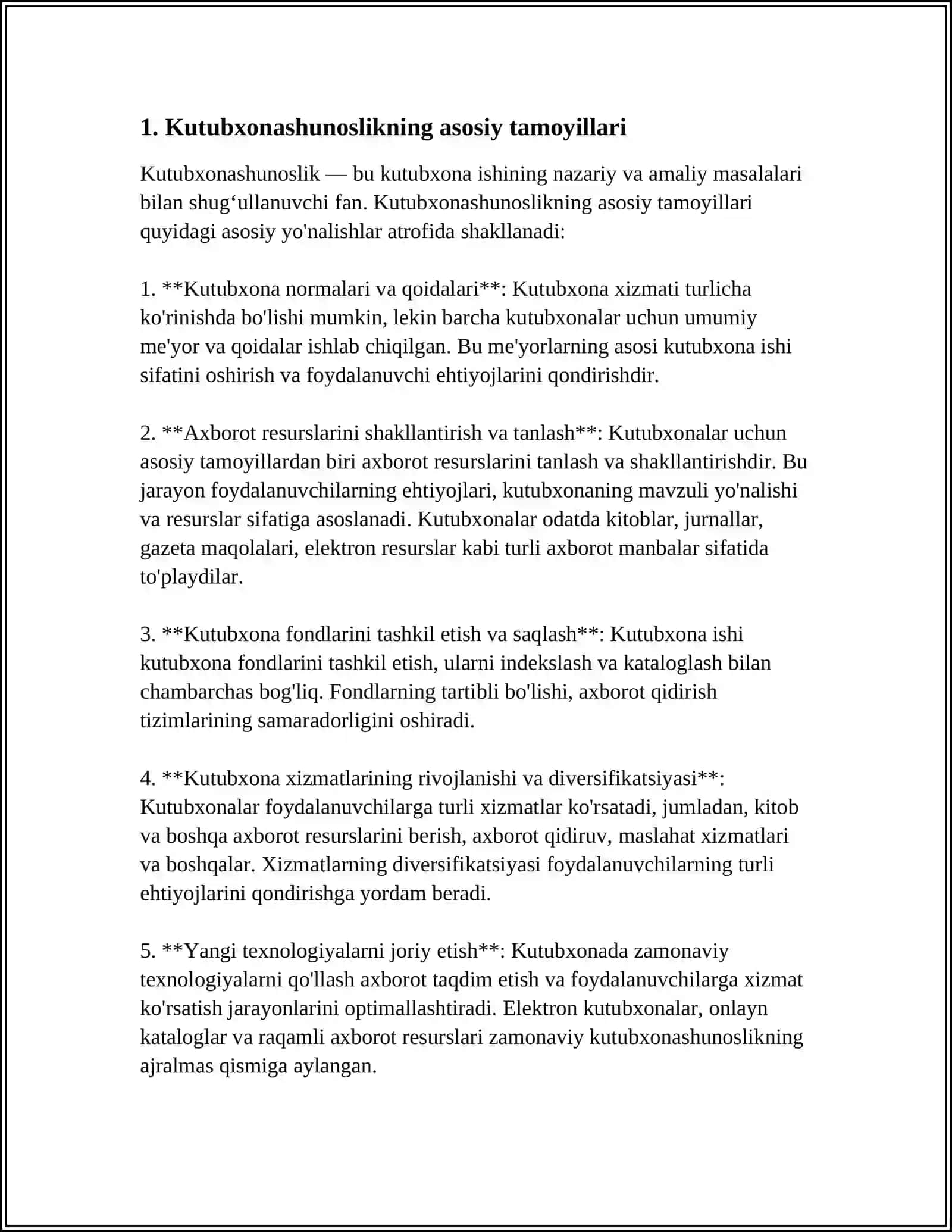 KUTUBXONASHUNOSLIKDA METODIK RAHBARLIKNI TASHKIL ETISH 3