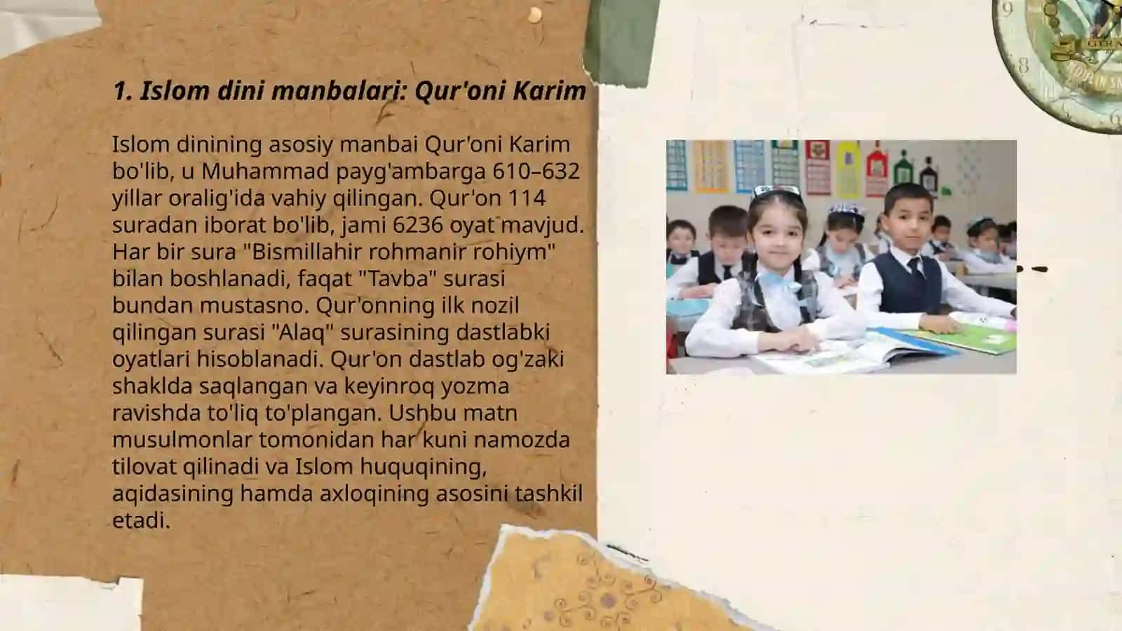 Islom dini manbalari, aqidaviy makablari va ularning hozirgi davrdagi ahamiyati 3