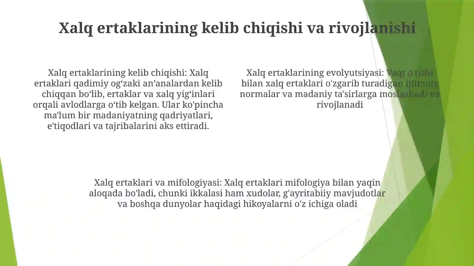 Xalq Dostonlari Va Mifologiya 3