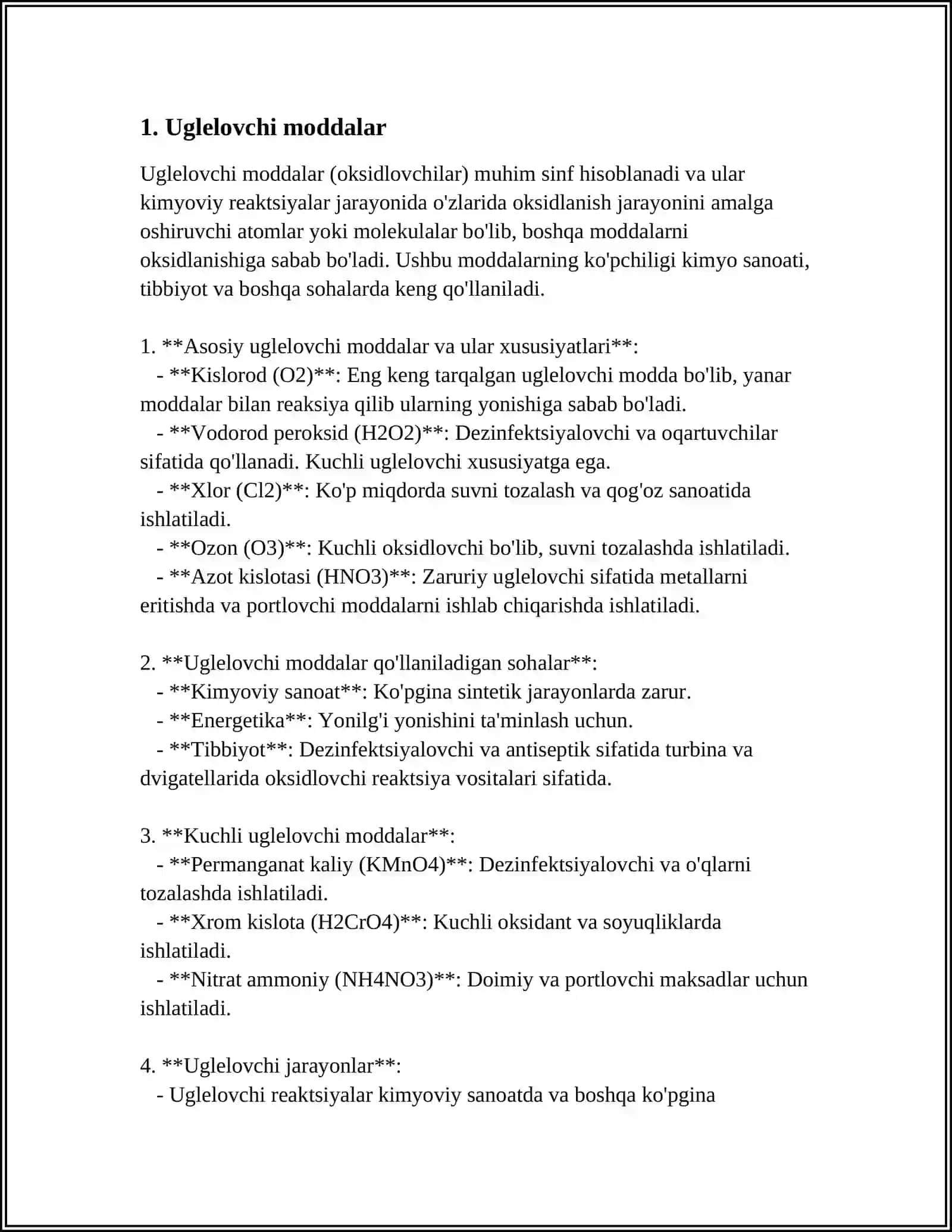 Uglevodli moddalar 3