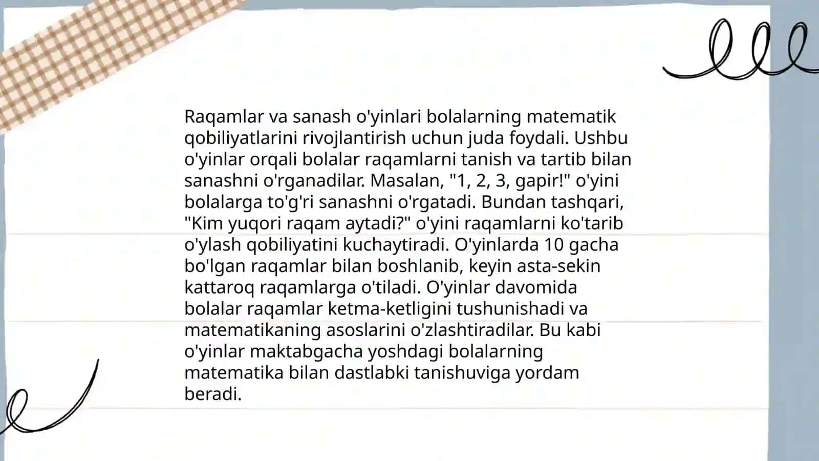 Kichik( 3 yoshdan 4 yoshgacha) guruhdagi bolalar faoliyati turlar 3