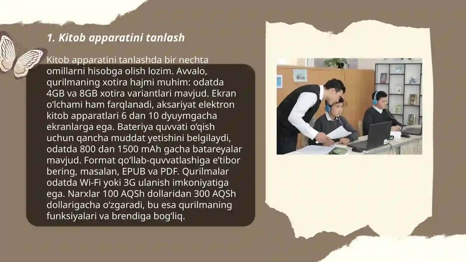 Kitob apparati bilan ishlash 3