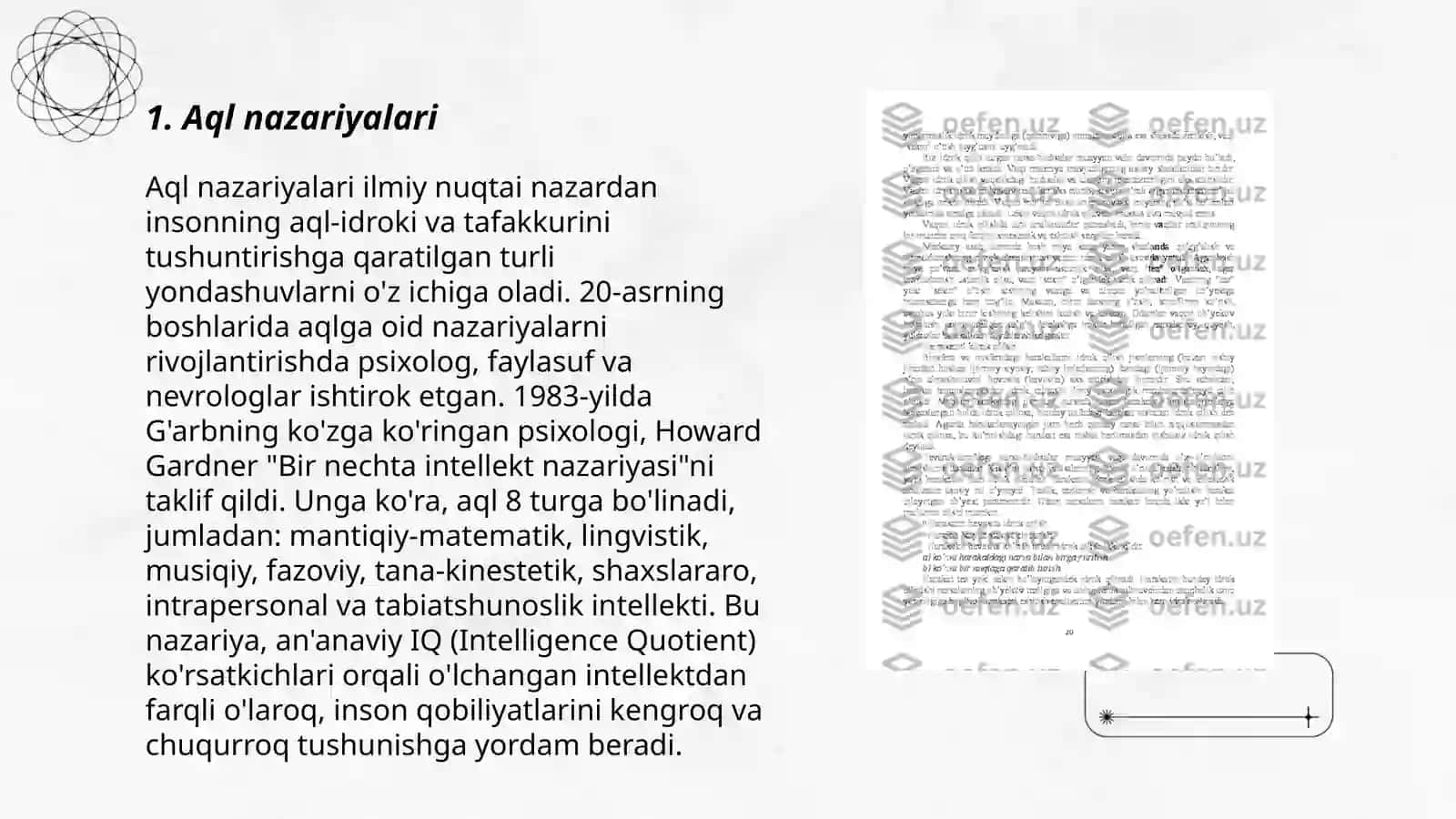 Aql nazariyalari 3
