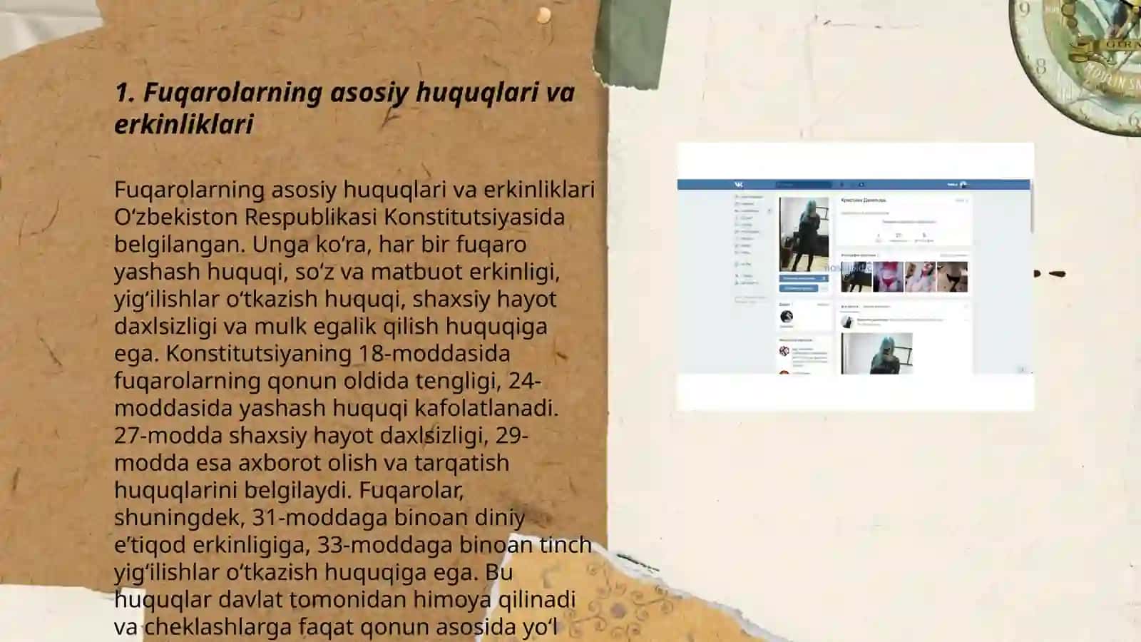 Fuqarolik va shaxsiy huquqlari va erkinliklari 3