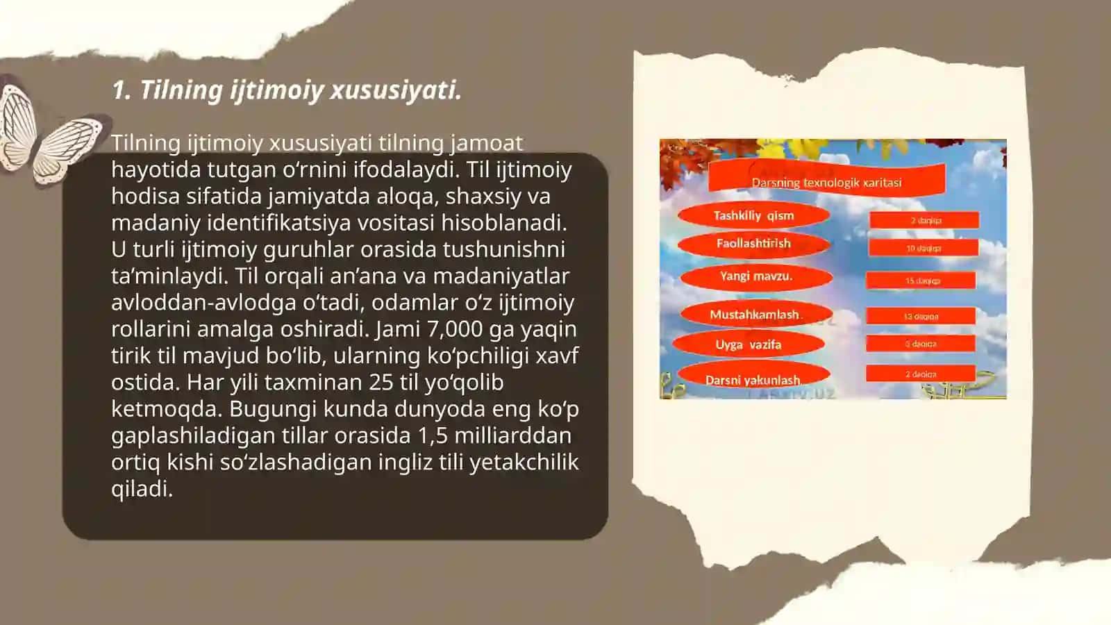 Tilning ijtimoiy xususiyati. Tilning vazifalari 3