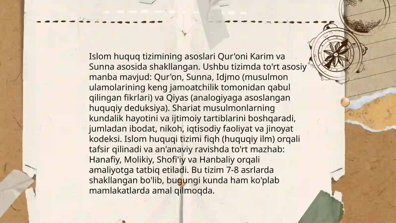 Islom huquqlari va manbalari 3