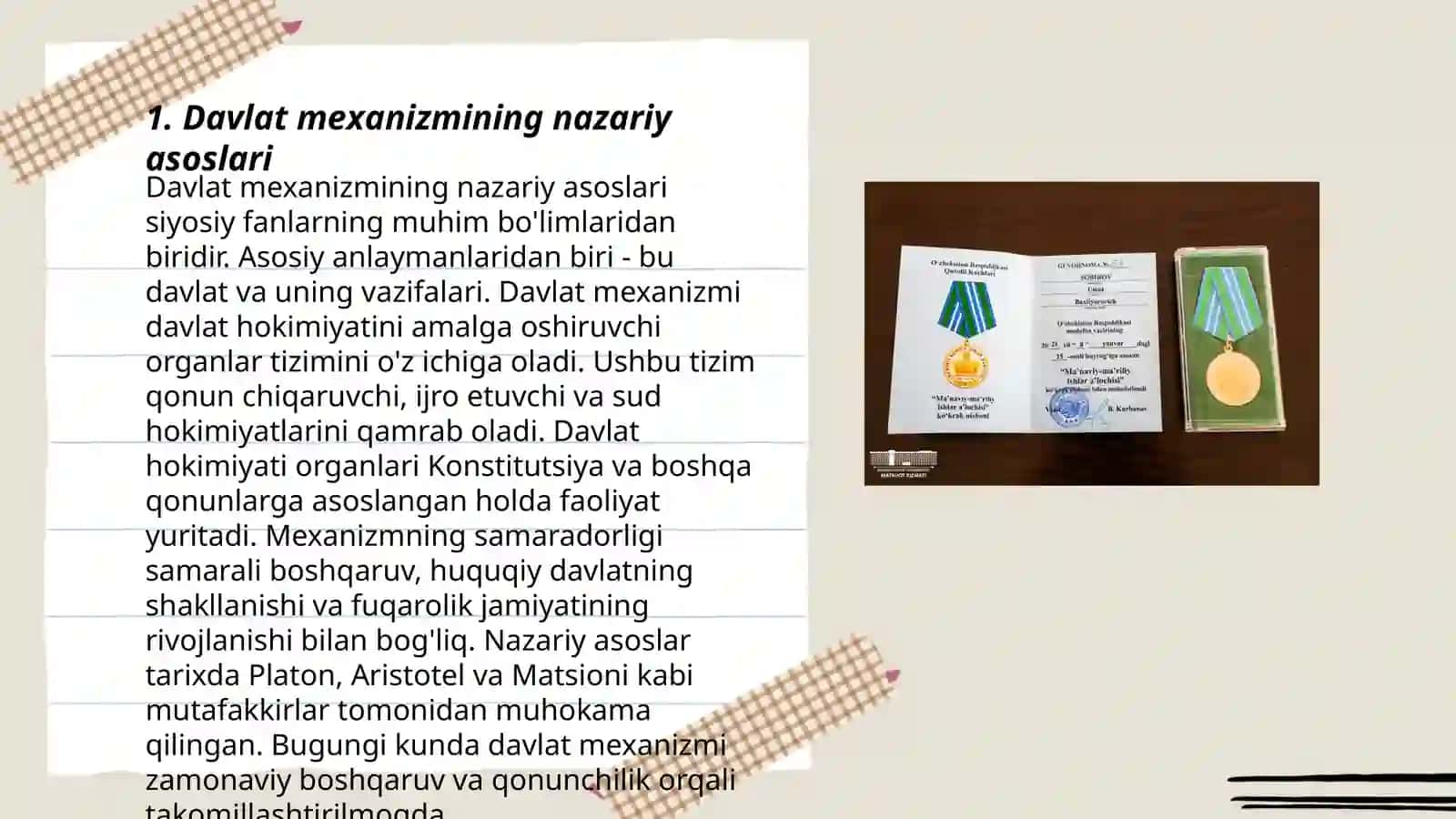 Davlat mexanizmi 3