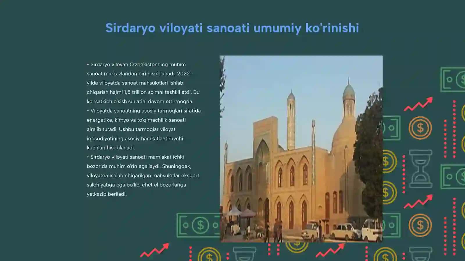 Sirdaryo viloyati sanoati va uning tarmoqlar tarkibi 3