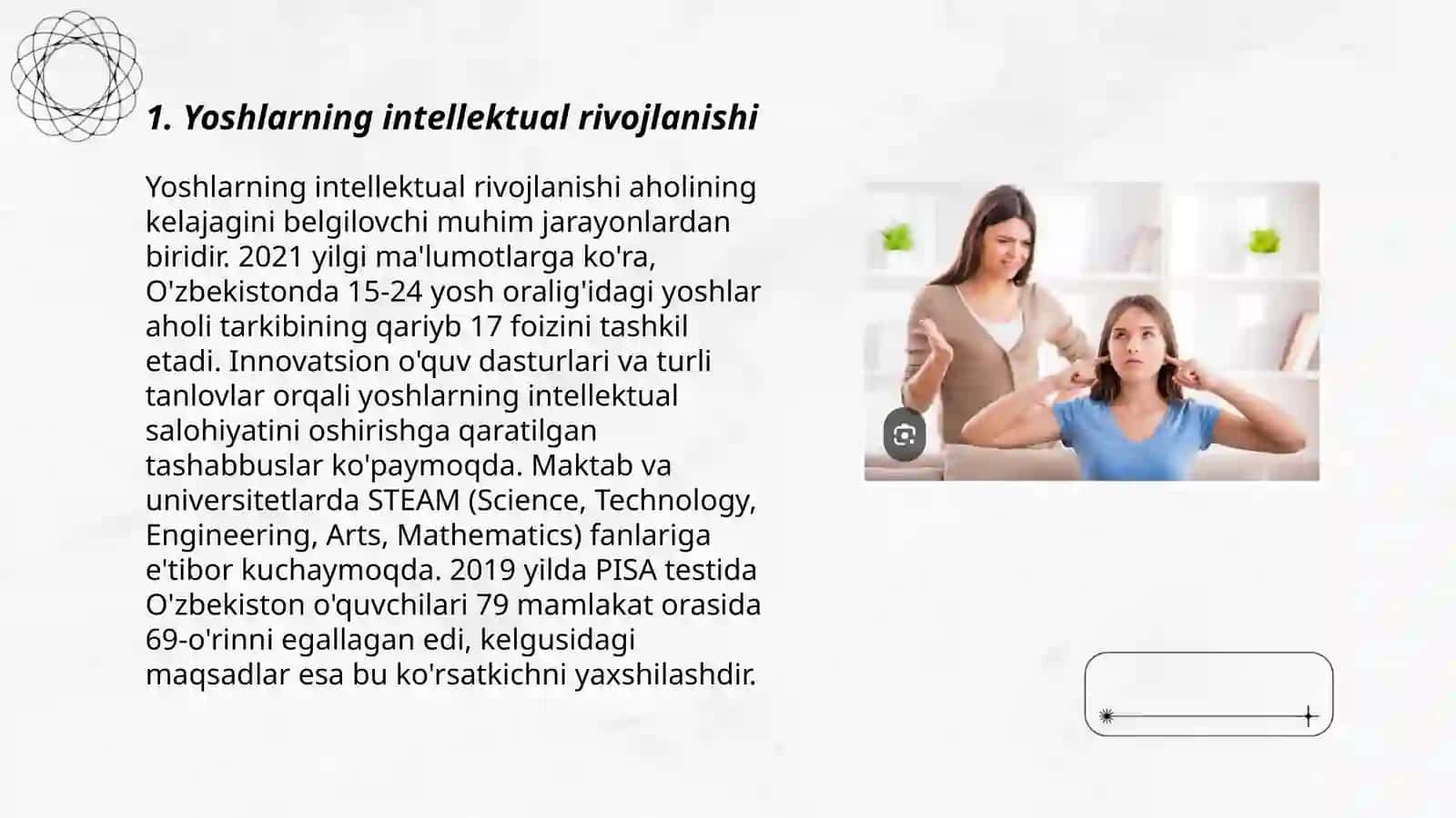 Yolshlarni oliaga tarbiyalash psixologiyasi va muommosi. Yoshlik davrining psixologik xususiyatlari 3