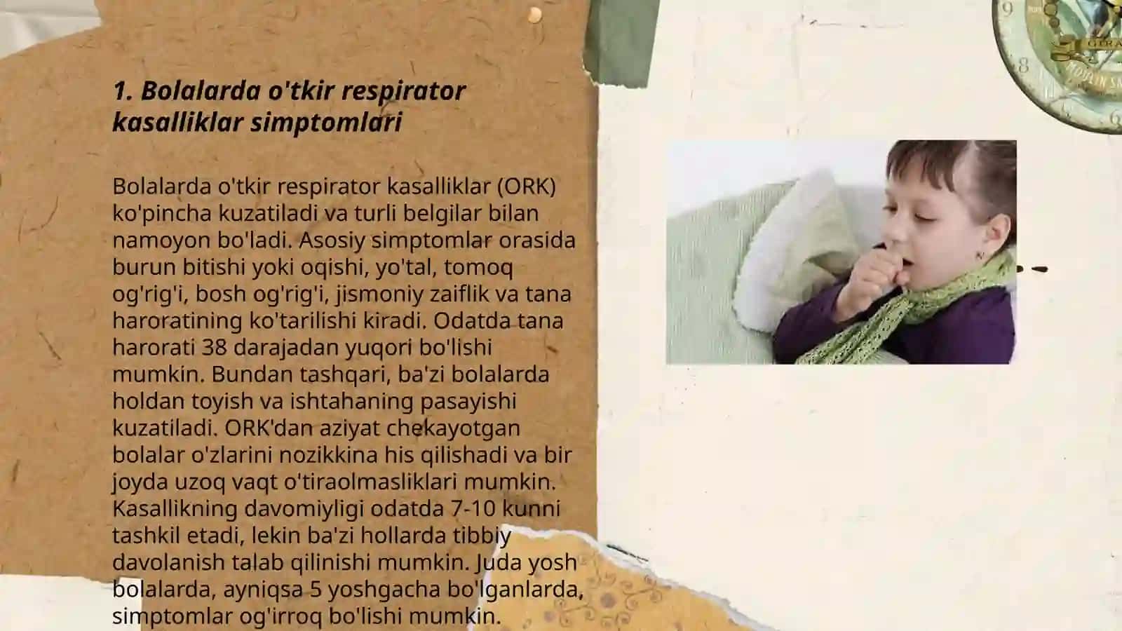 Bolalarda o'tkir respirator kasalliklar va Ularni davolash 3