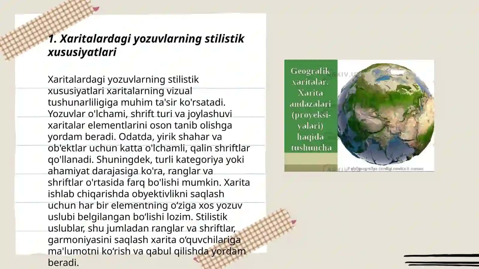 Xaritalardagi yozuvlarning stilistik xususiyatlari 3