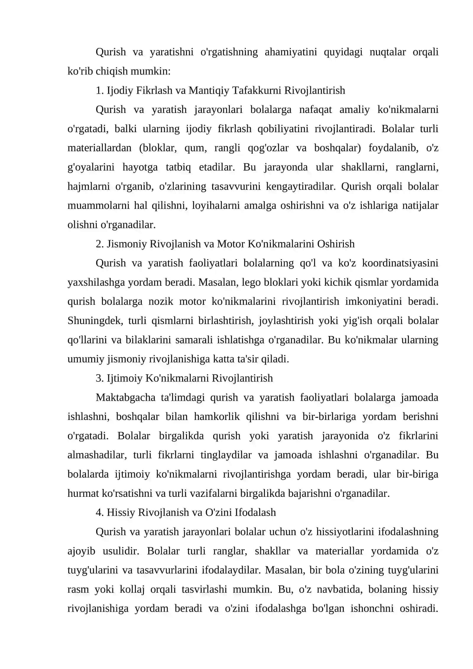 Maktabgacha talim tashkilotlaridagi qurish va yasash 3