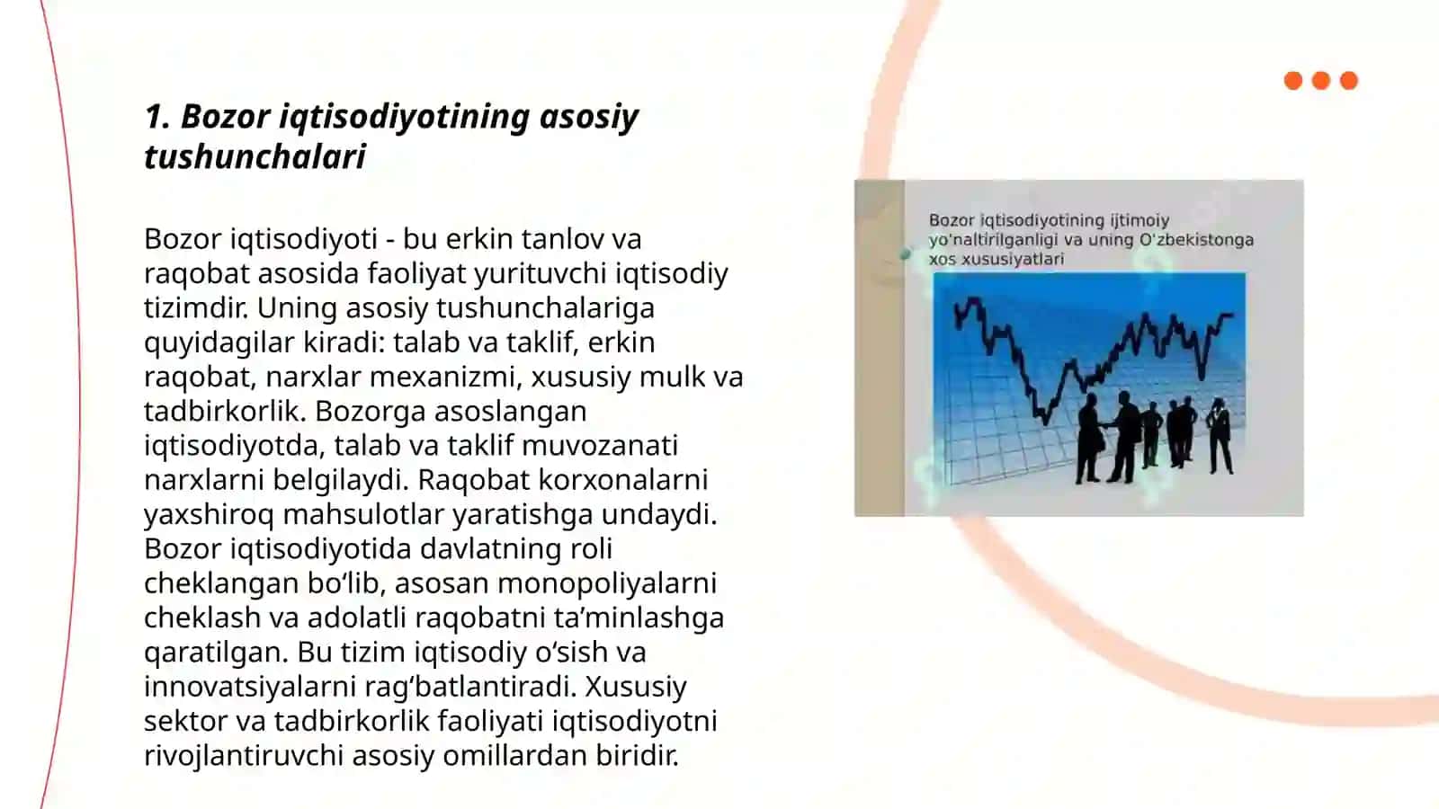 Bozor iqtisodiyotining ijtimoiy yònaltirilganligi va uning O’zbekistonga xos xususiyatlari 3