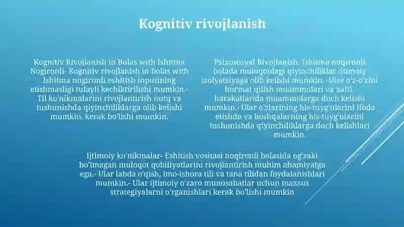 Eshitishda Nuqsoni Bor Bolalarning Psixologik Rivojlanishi 3