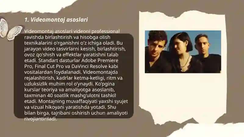 Videomontaj asoslari 3