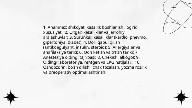 Xirurgik bemorlarnin tekshirishning asosiy qoidalari 3