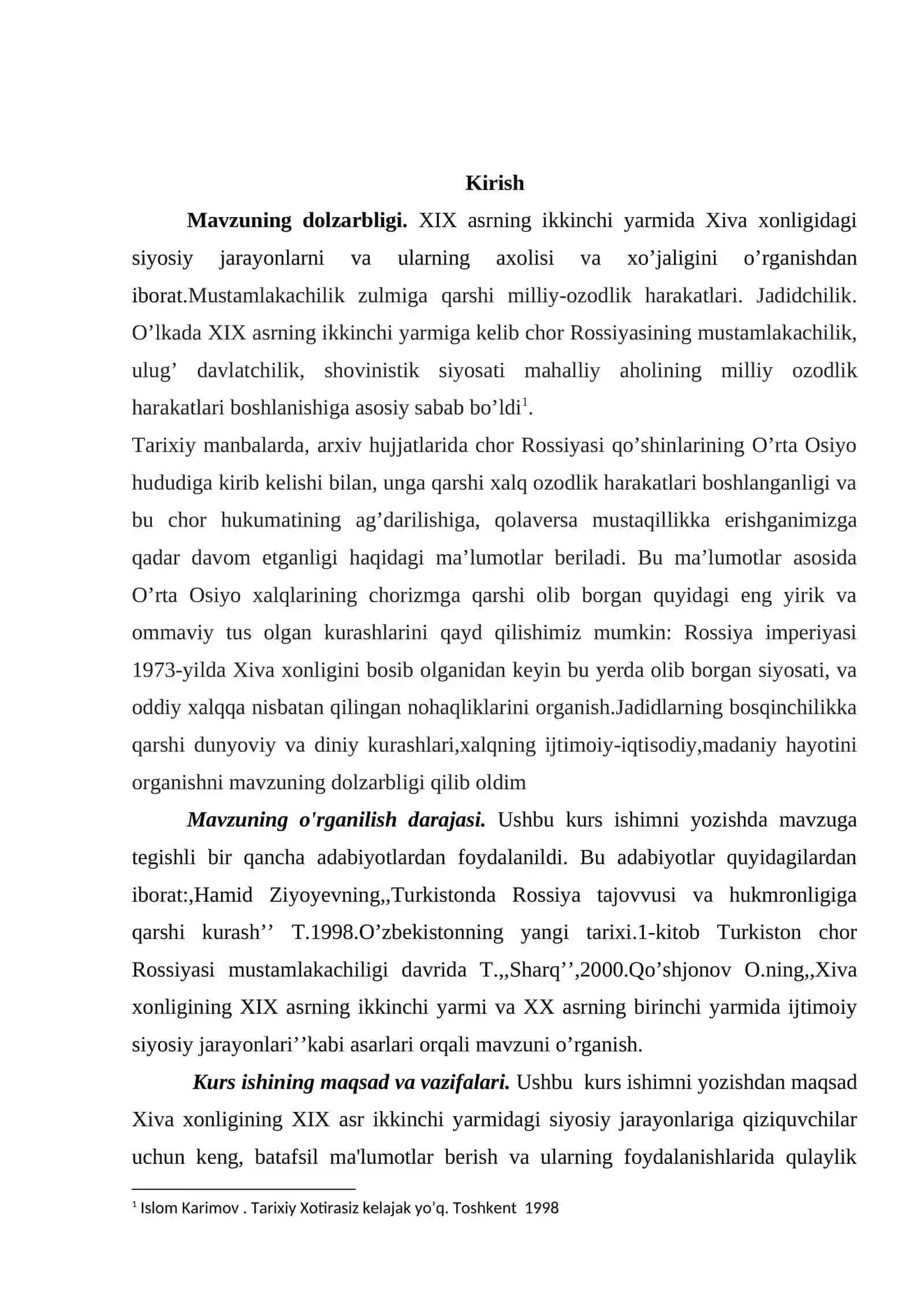 XIX asrning ikkinchi yarmida Xiva xonligida siyosiy jarayonlar 3