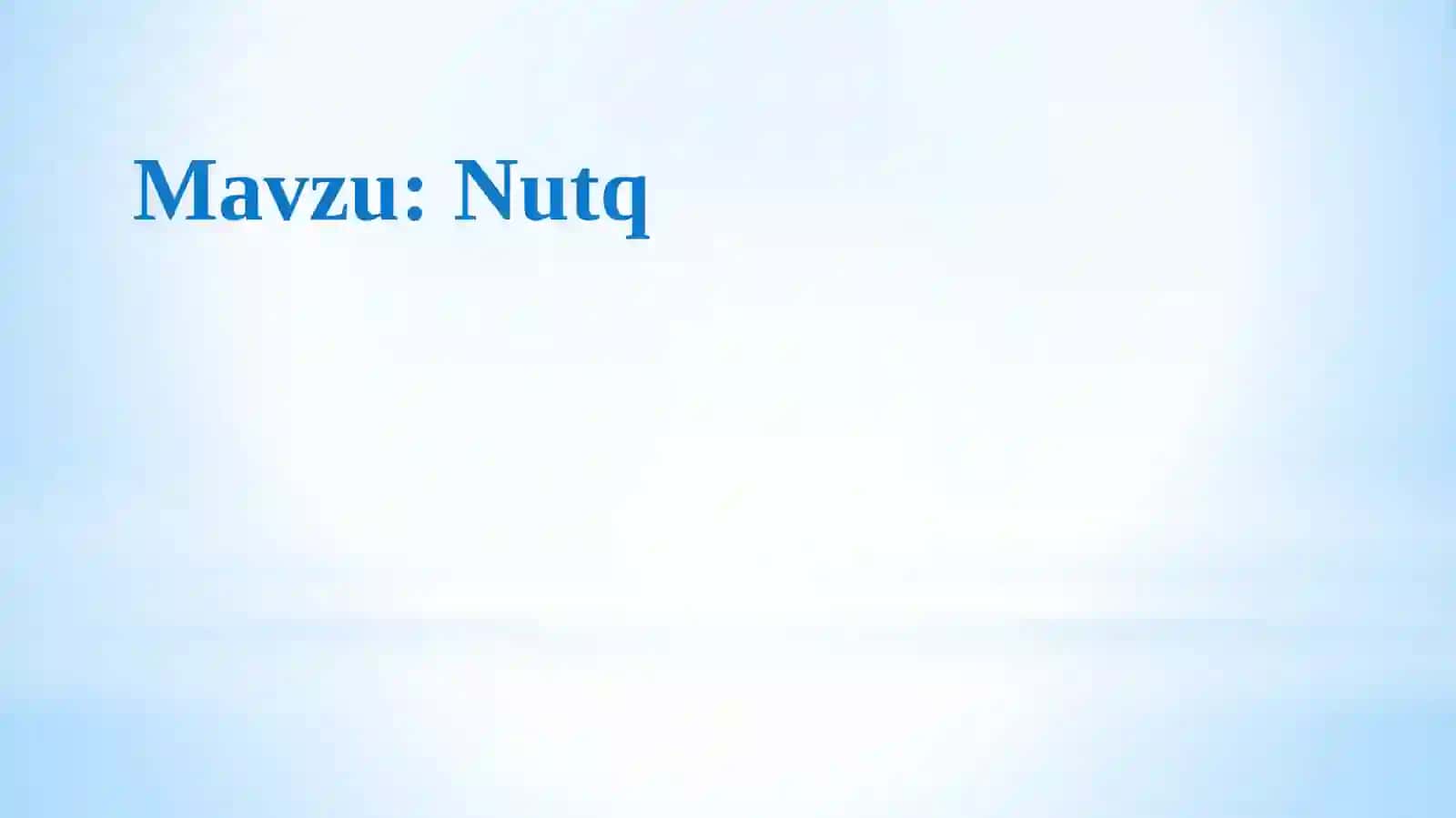 Nutq 3
