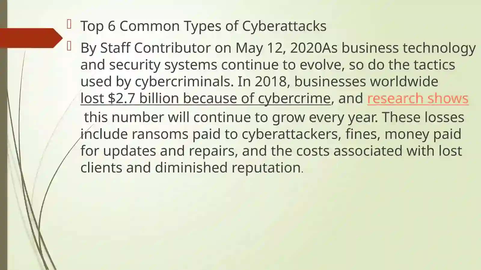 Top 6 Common Types of Cyberattacks 3