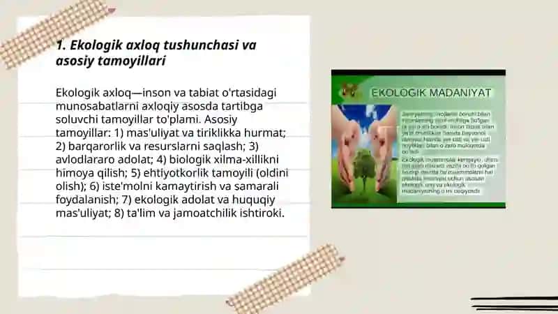 Ekologik axloq va ekologiyani asrashda uning ahamiyati 3