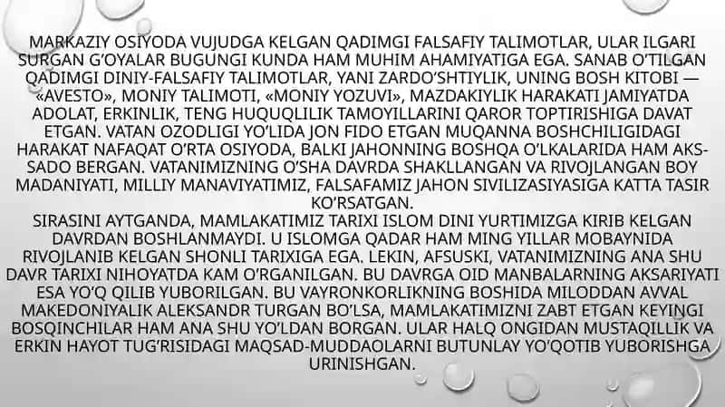 Markaziy Osiyoda Qadimzamonlarda Falsafiy Qarashlar 3