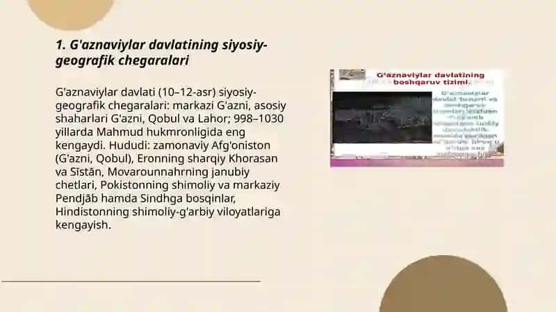 G'aznaviylar tarixi geografiyasi 3