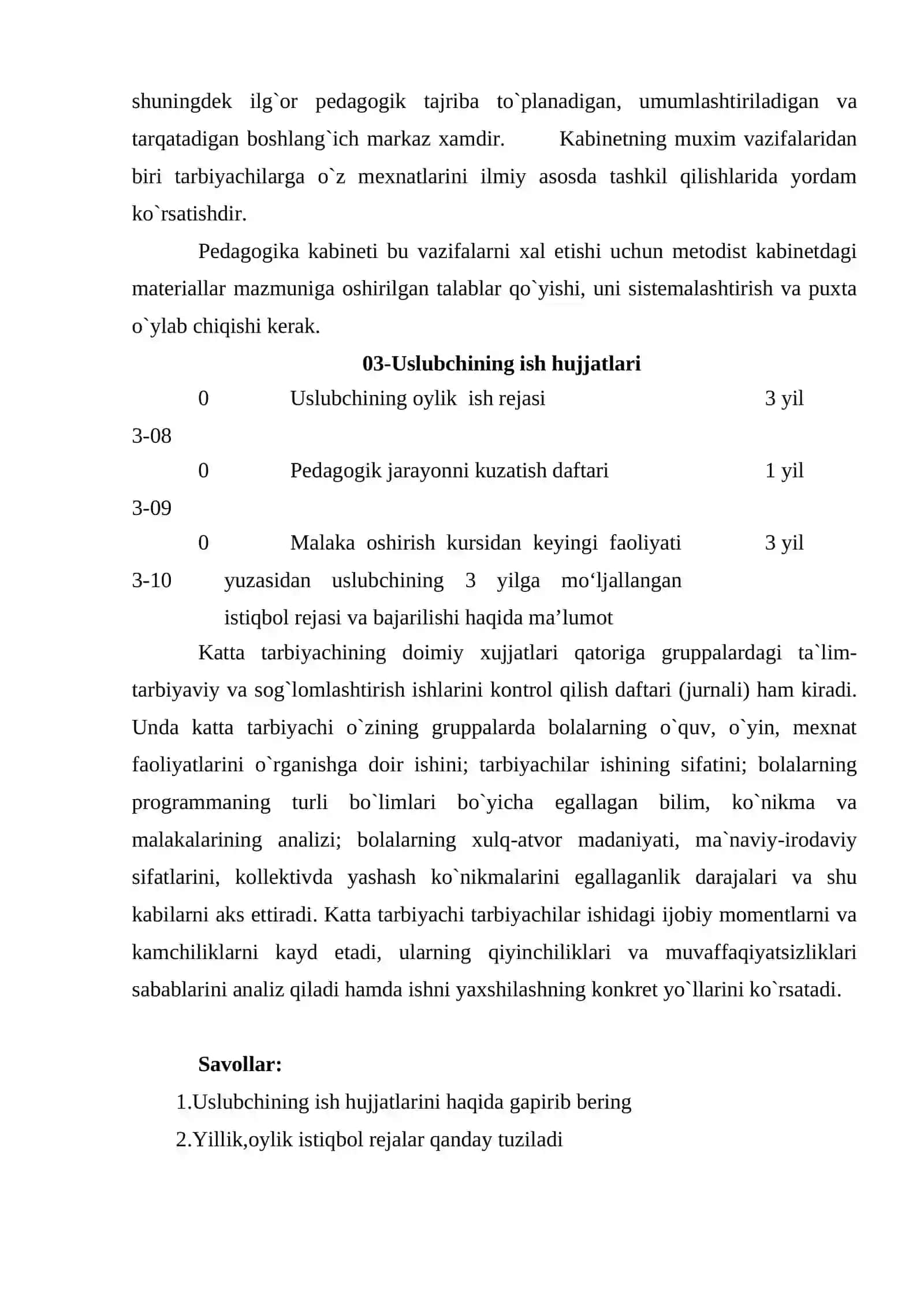 4-Amaliy mashg’ulot: Maktabgacha ta’lim to’g’risidagi Nizom 3