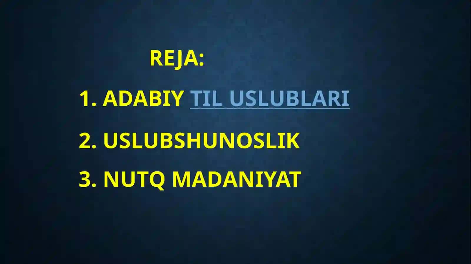 Nutqning uslubiy jihatlari va uslubshunoslik 3