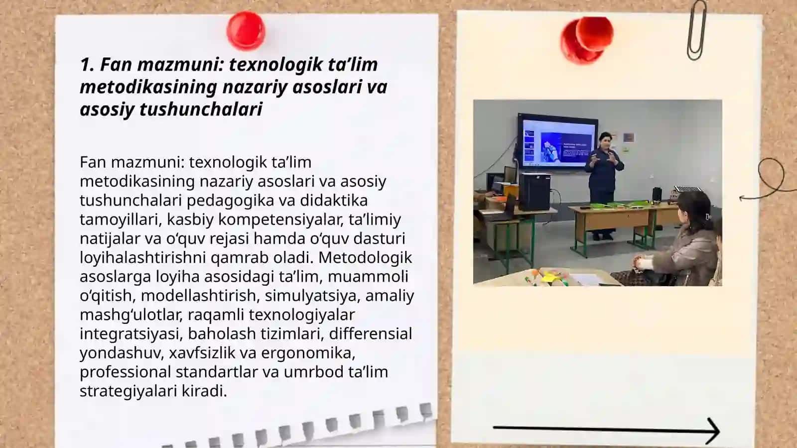 Texnologik ta’lim metodikasi fanining mazmuni maqsadi va vazifalari 3