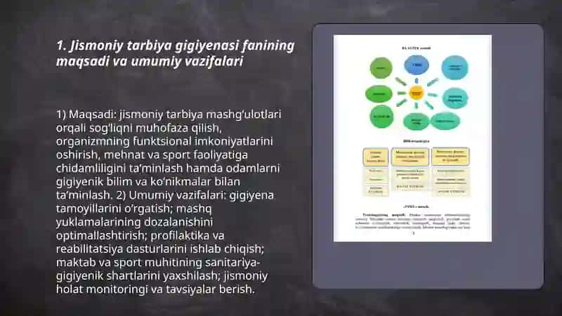 Jismoniy tarbiya gigiyenasi fanining maqsadi hamda vazifalari 3