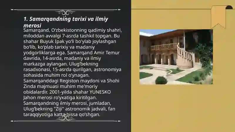 Samarqand bilimlar maskani 3