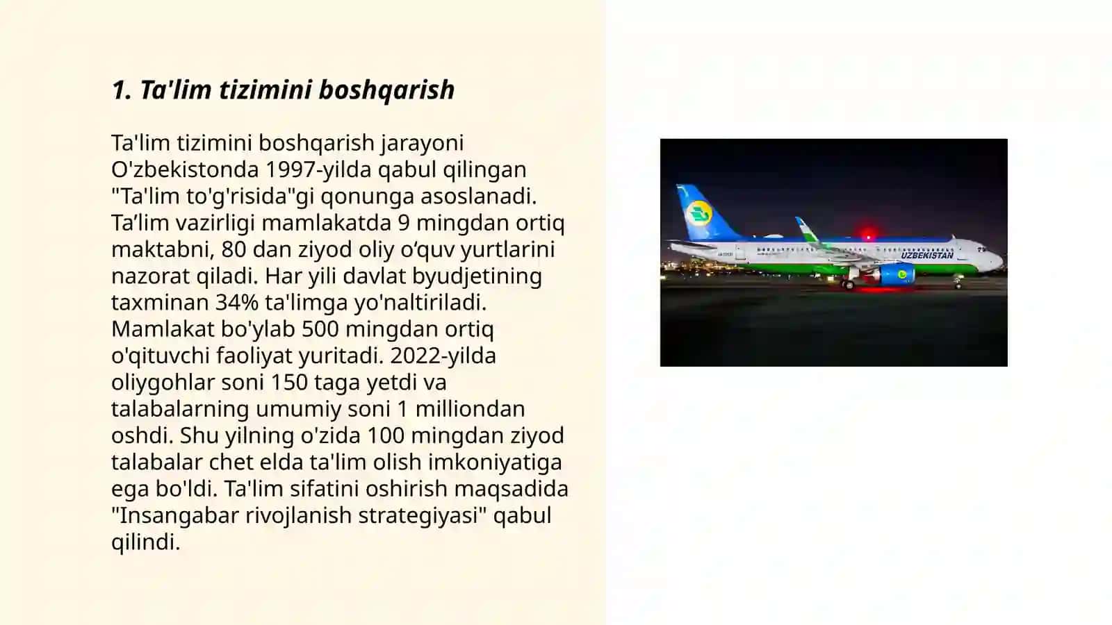 Ta'lim tizimini boshqarish 3