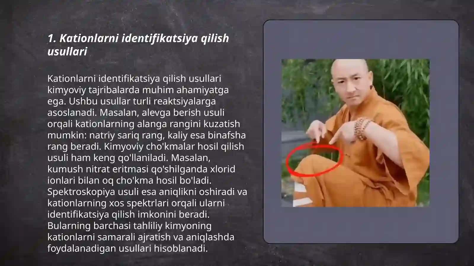 Kationlarni identifikatsiya qilish usullari 3