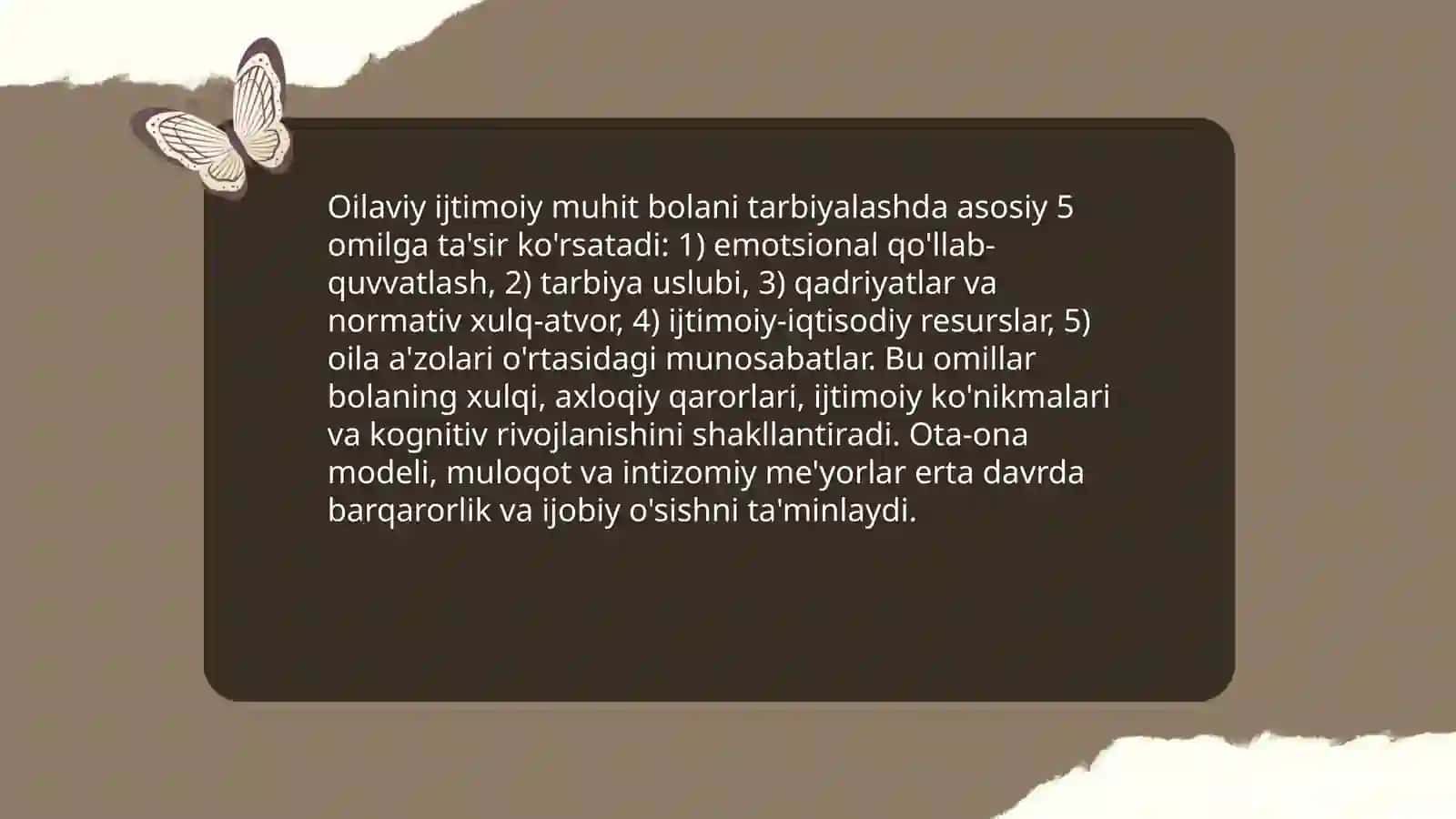 Ijtimoiy muhit bolani tarbiyalashning omili sifatida 3