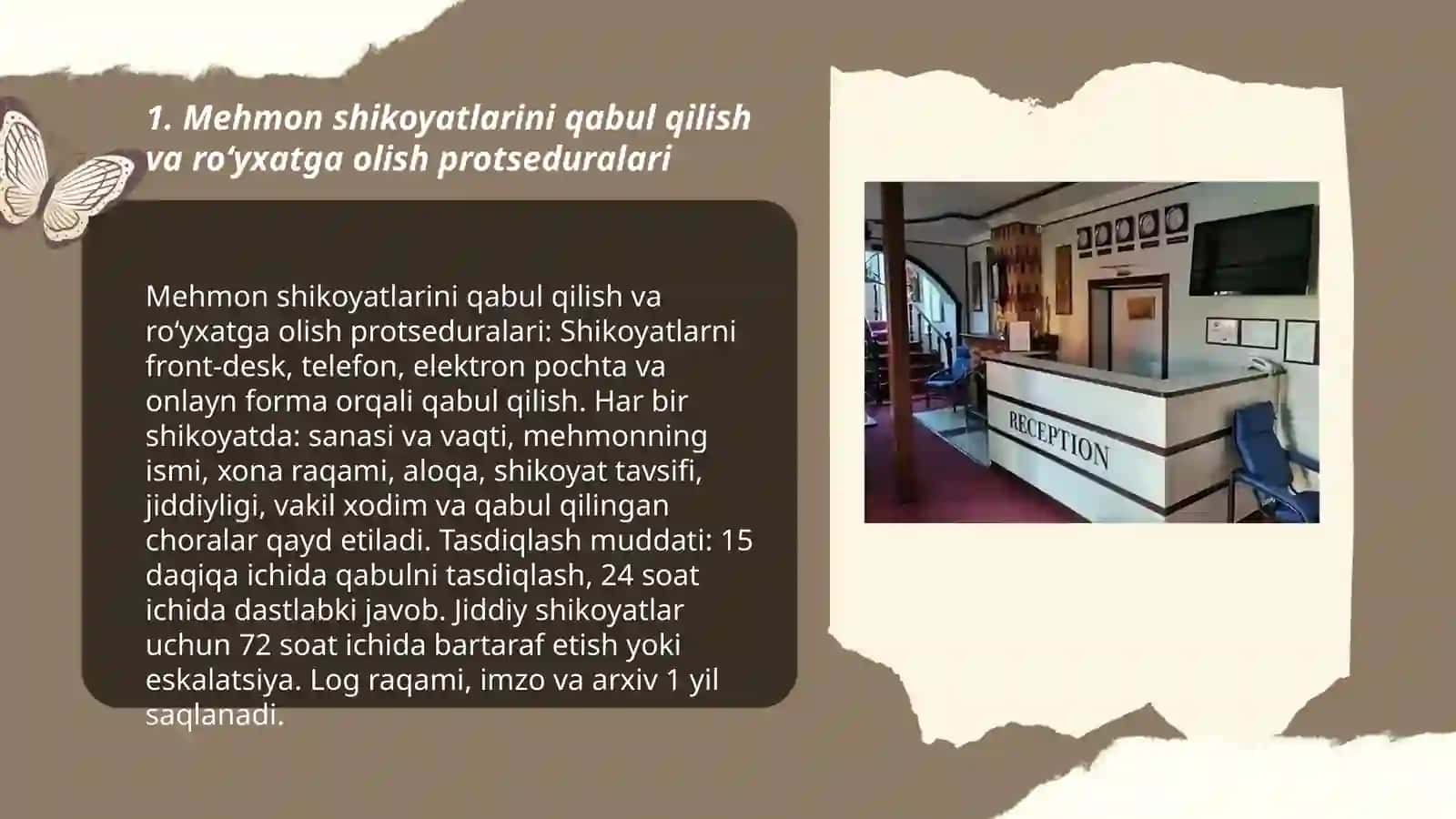 Mehmonxonalarda mehmonlar shikoyatini samarali hal qilish usullari 3